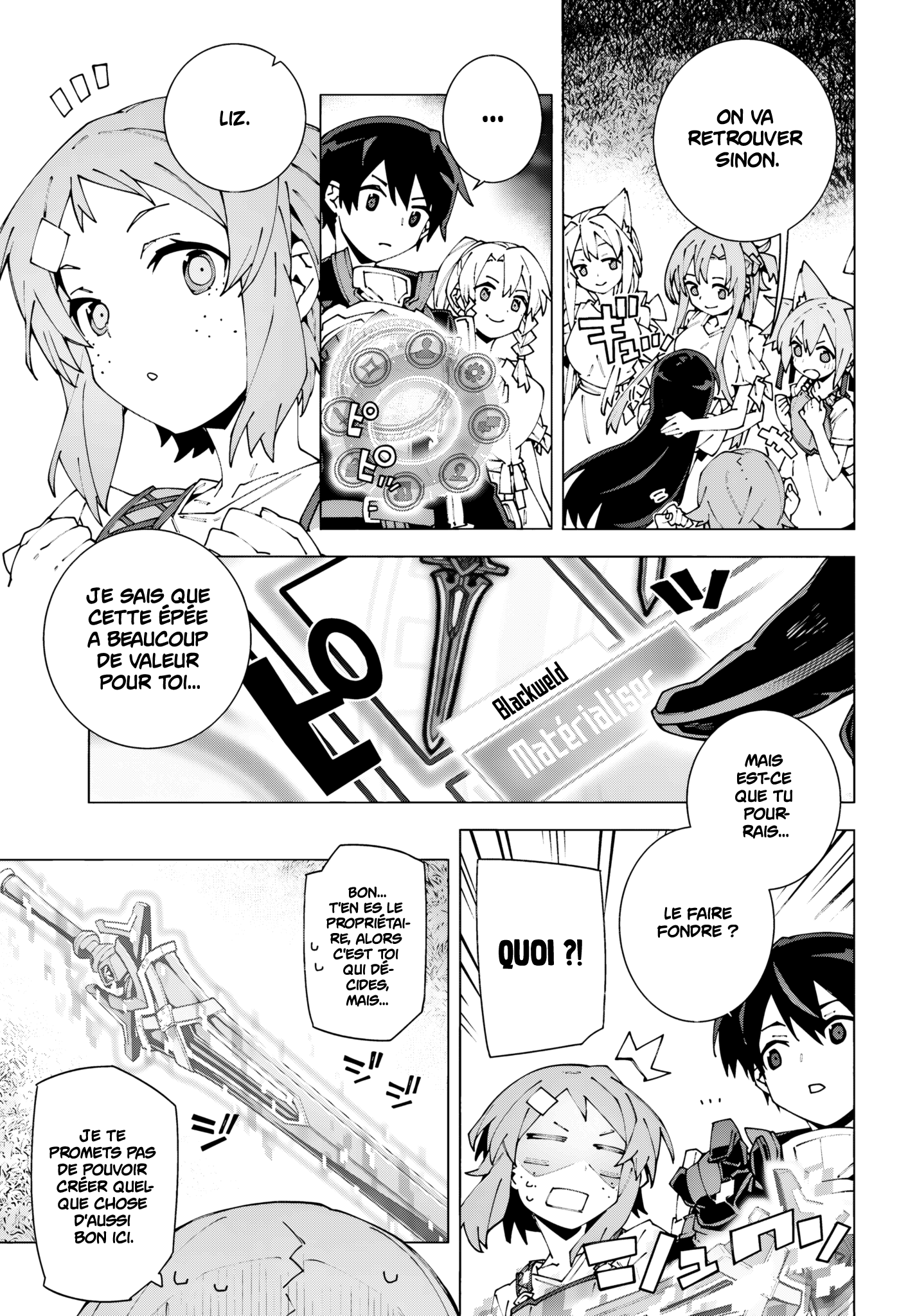 Read Sword Art Online Unital Ring FR Manga Online